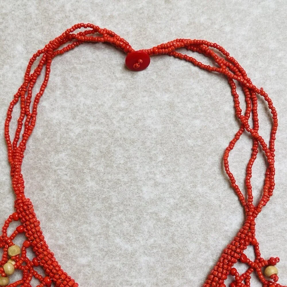 Handmade orange coral